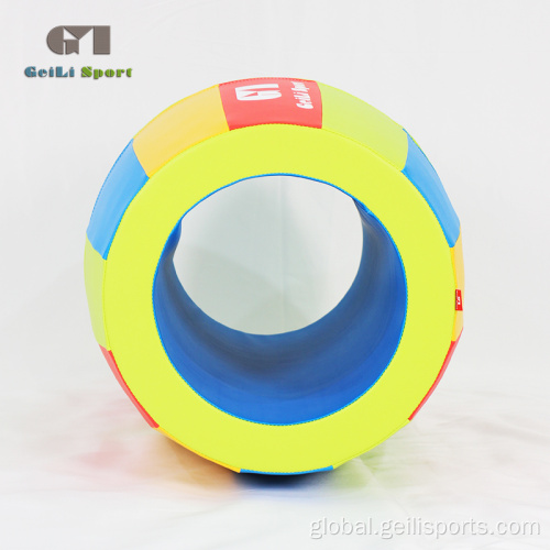 China Colorful Kids Soft Rainbow Barrel Toy Factory